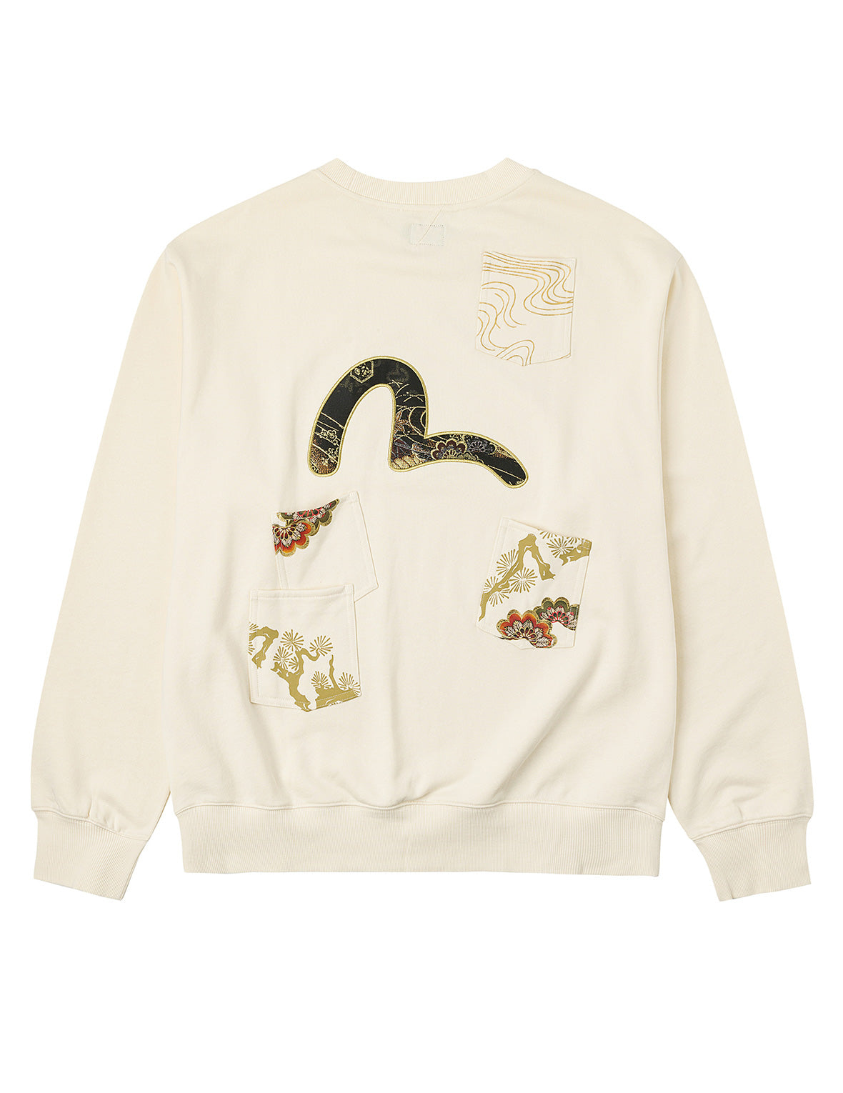 Seagull Brocade Appliqué Relax Fit Sweatshirt