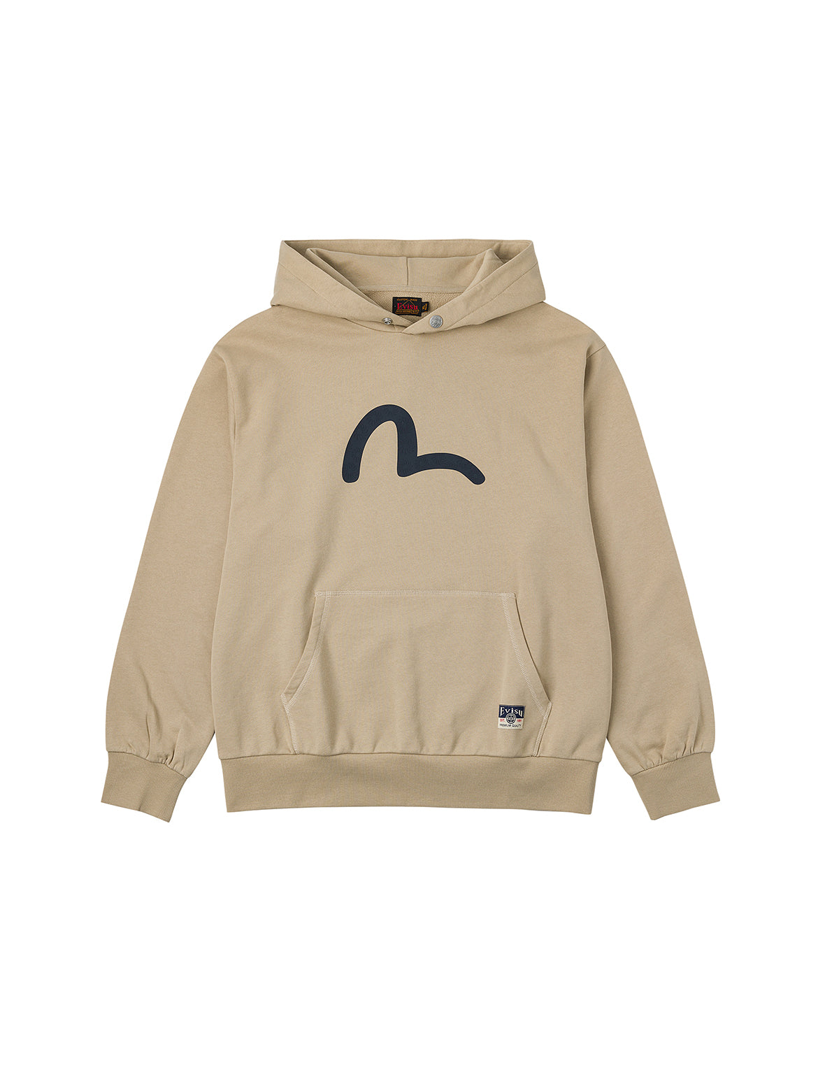 Seagull Print Relax Fit Hoodie