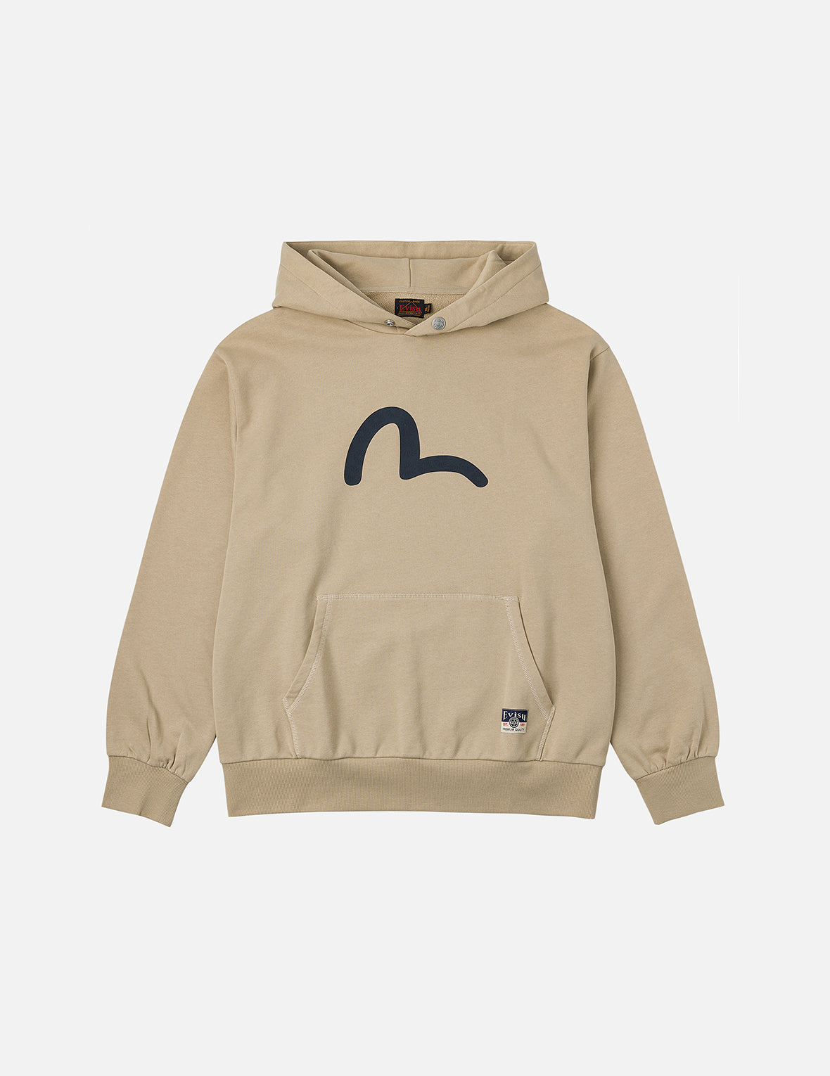 Seagull Print Relax Fit Hoodie