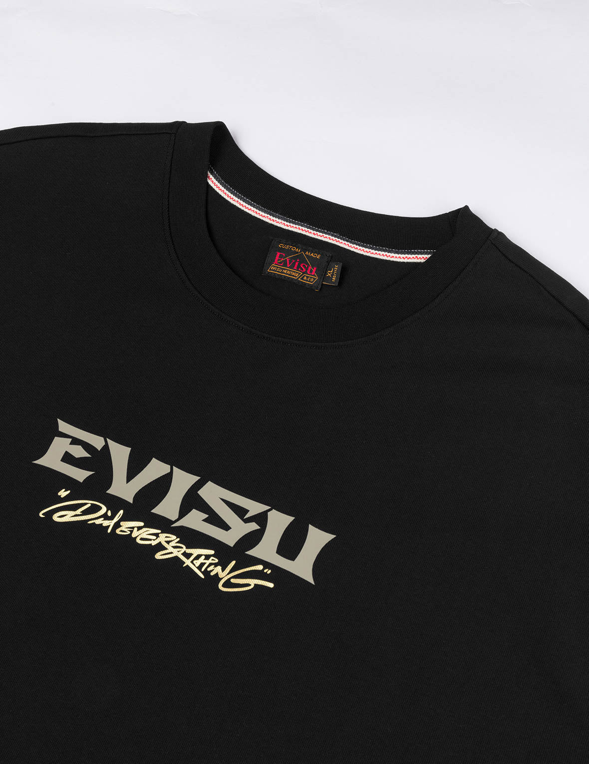 Crane and Logo Print Loose Fit T-shirt