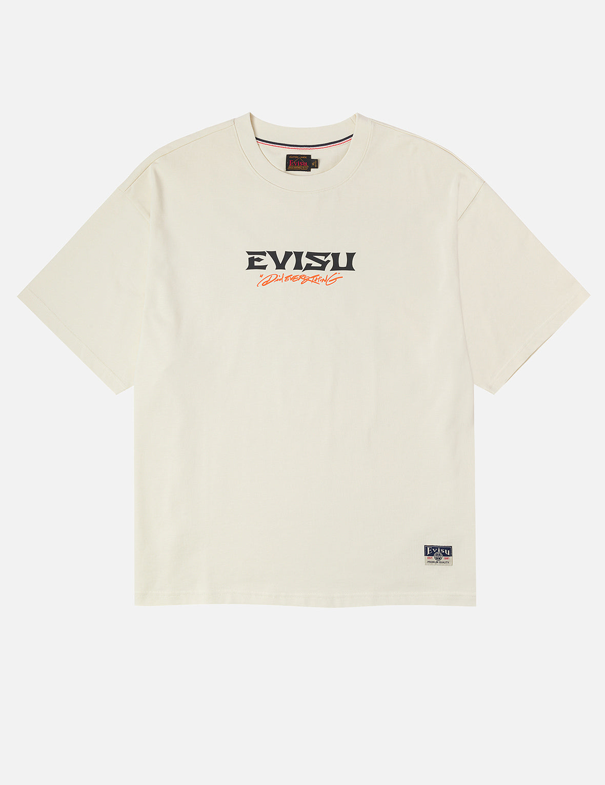 Crane and Logo Print Loose Fit T-shirt