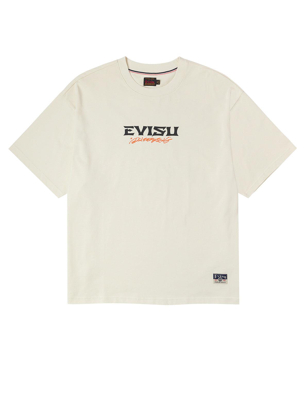 Crane and Logo Print Loose Fit T-shirt