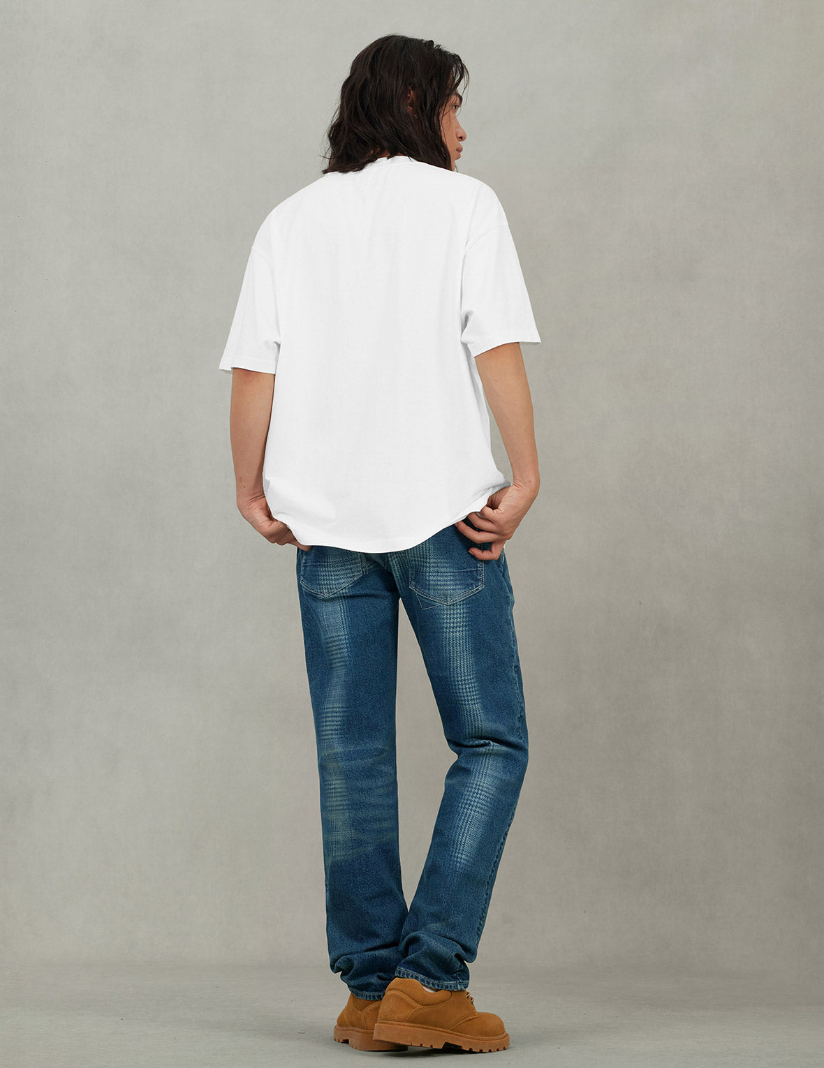 Sashiko Daruma and Seagull Relax Fit T-Shirt