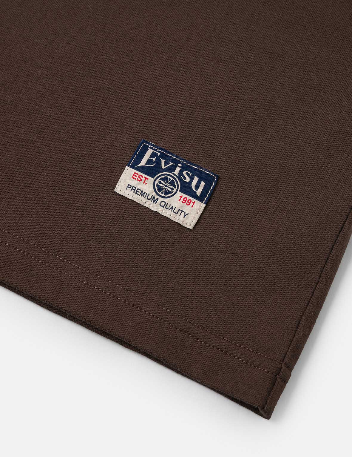 Wheel of Wisdom and Daruma Daicock Print Regular Fit T-Shirt