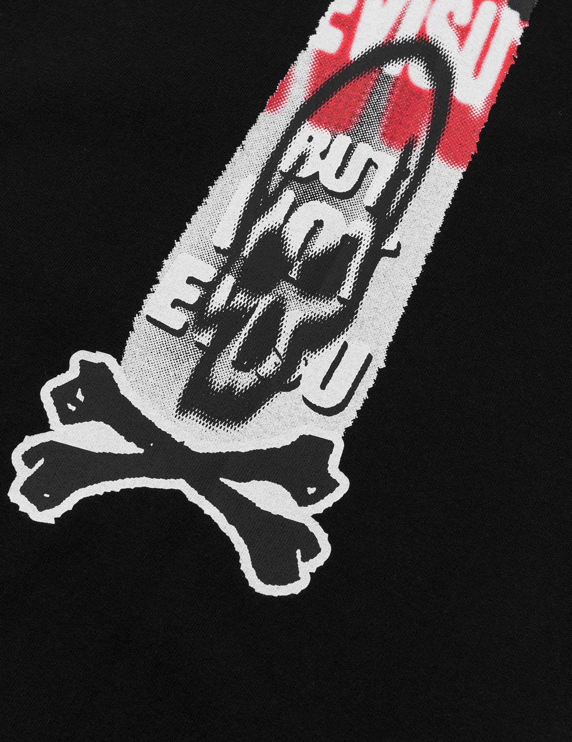 Graffiti-style Daicock Print Relax Fit T-shirt