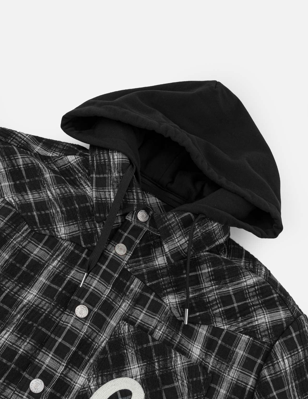 Needle Punch Checked Utility Parka