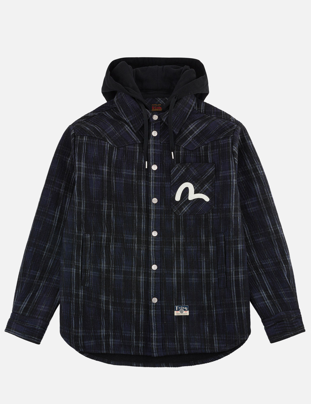 Needle Punch Checked Utility Parka