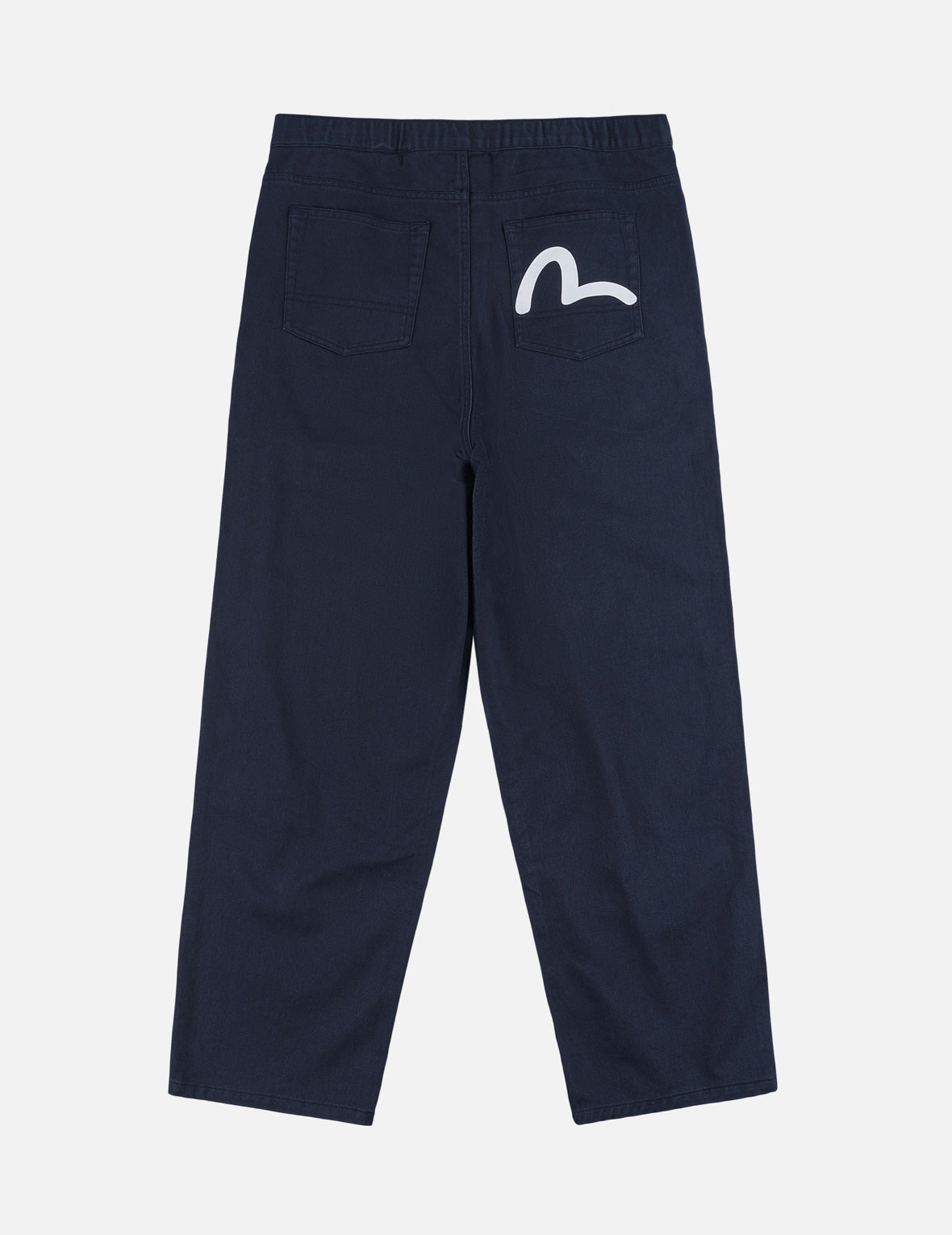 Back Seagull Print Chino Pants