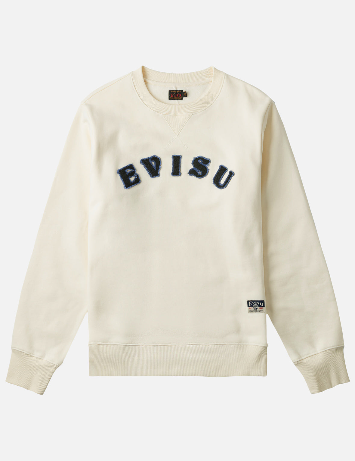 Evisu Embroidery Badge Fleece Sweatshirt
