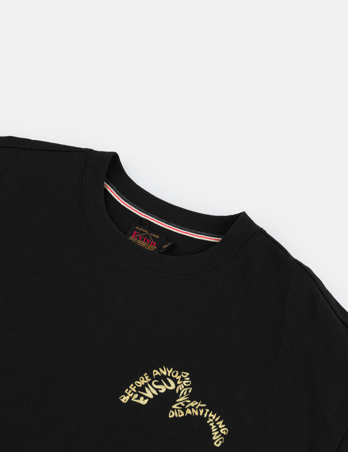 Gold Print Studded Tee