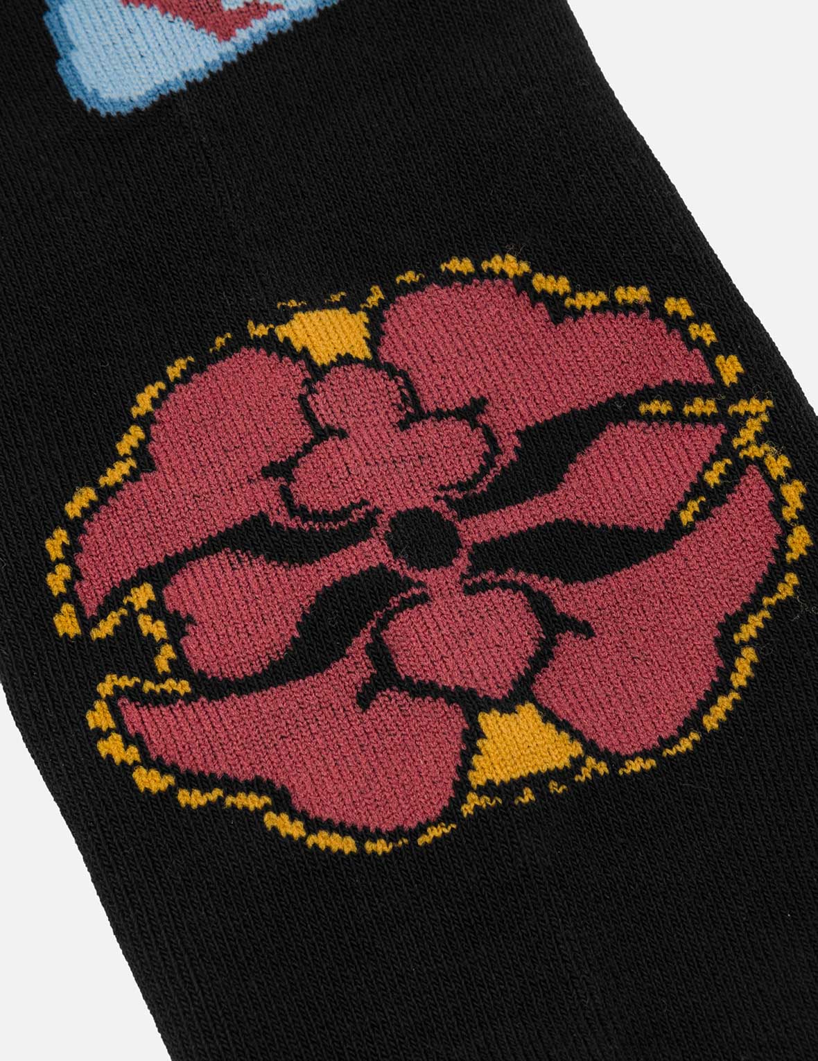 EVISU Multiple Logo Jacquard Long Socks