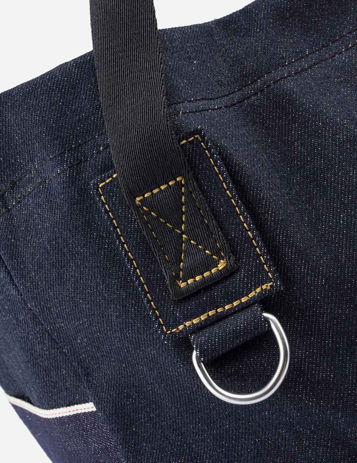 Seagull Embroidery Denim Tote Bag