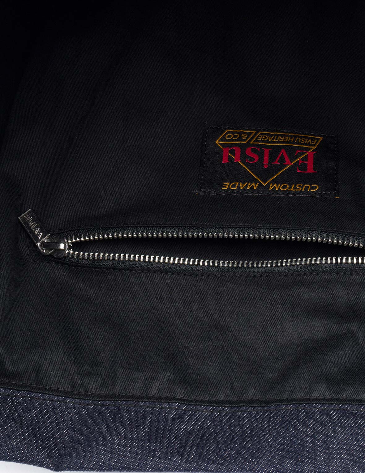 Seagull Embroidery Denim Tote Bag