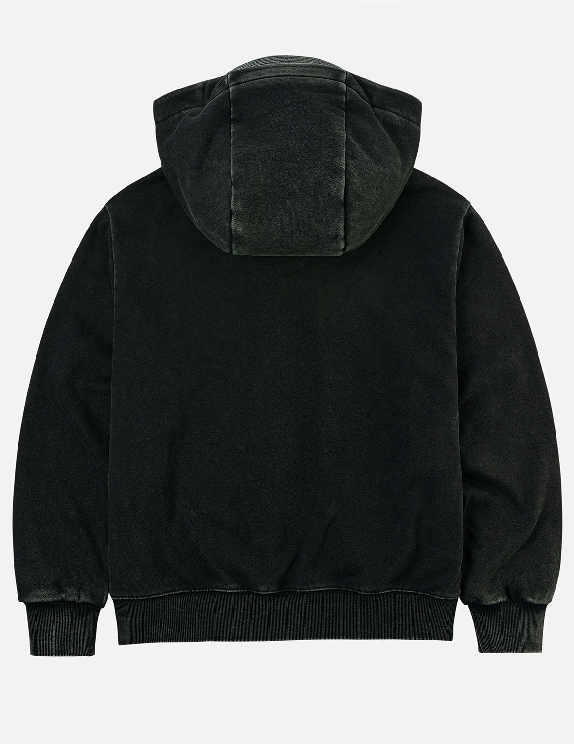 Slogan Print Oversized with Cap Hooded Jacket