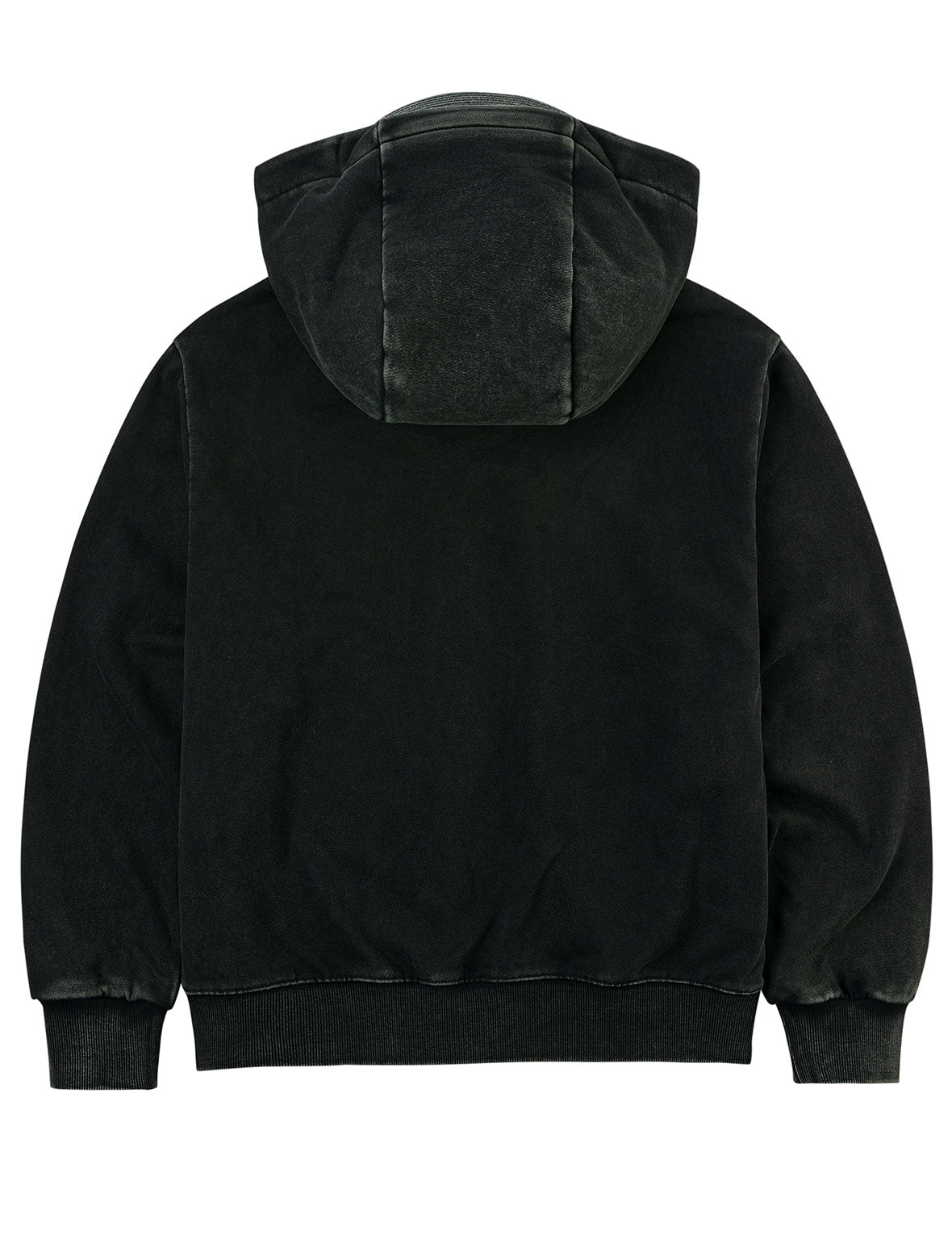 Slogan Print Oversized with Cap Hooded Jacket