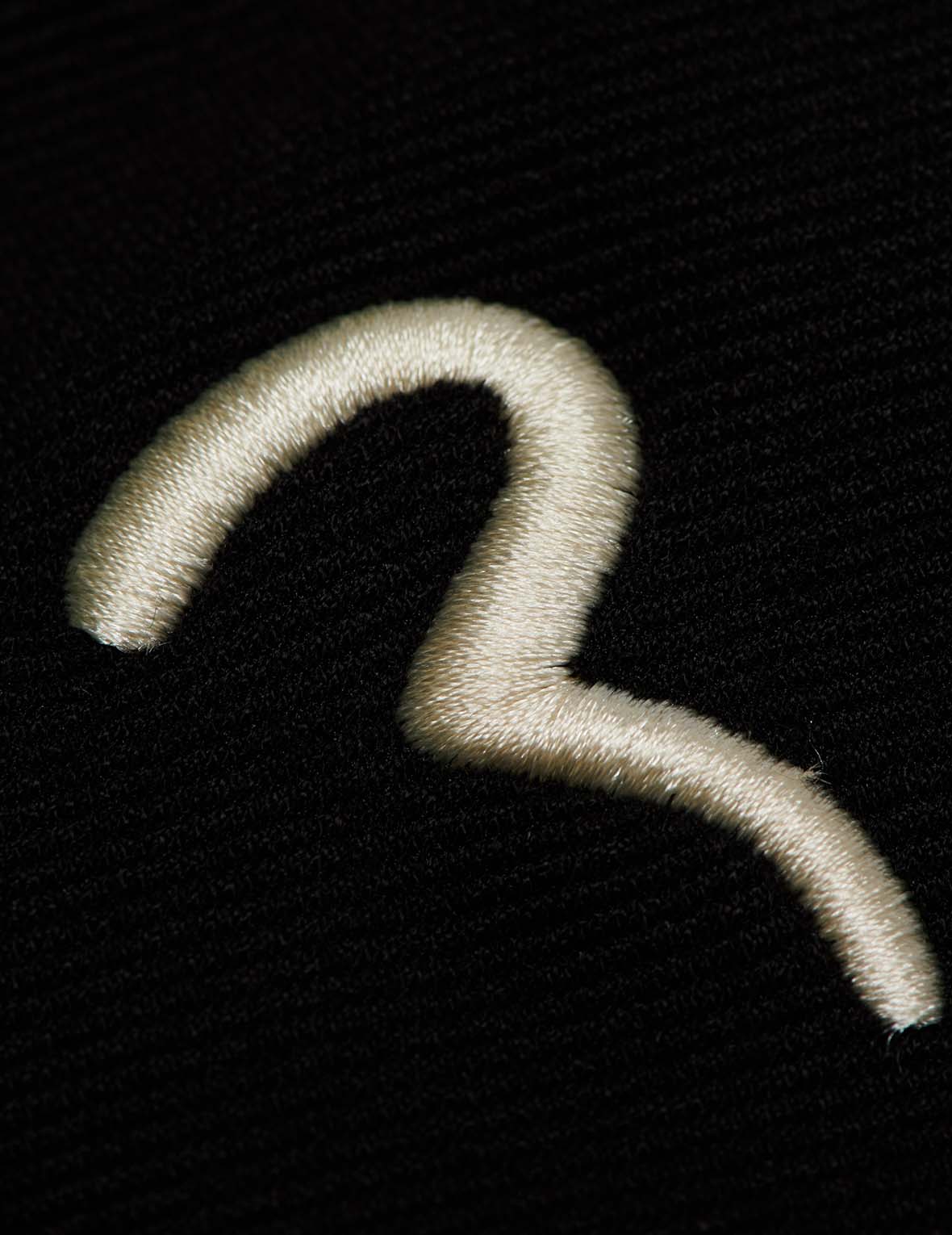 Seagull Embroidered Taper Pants