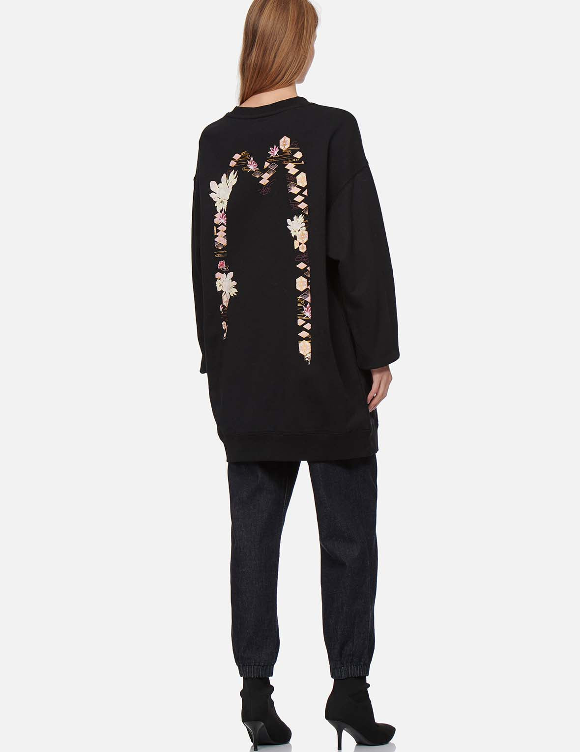 Brocade and Floral-pattern Daicock Tunic