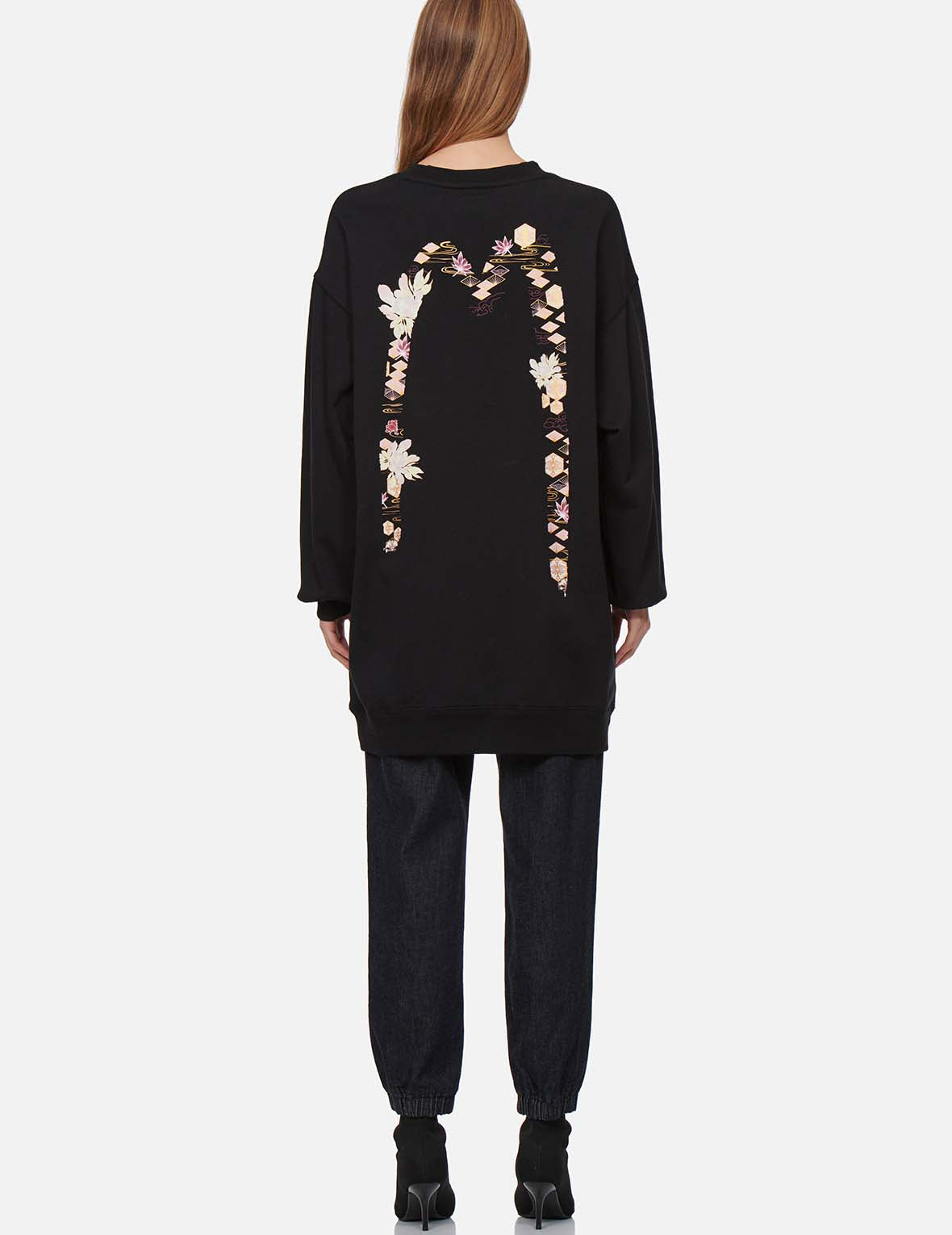 Brocade and Floral-pattern Daicock Tunic