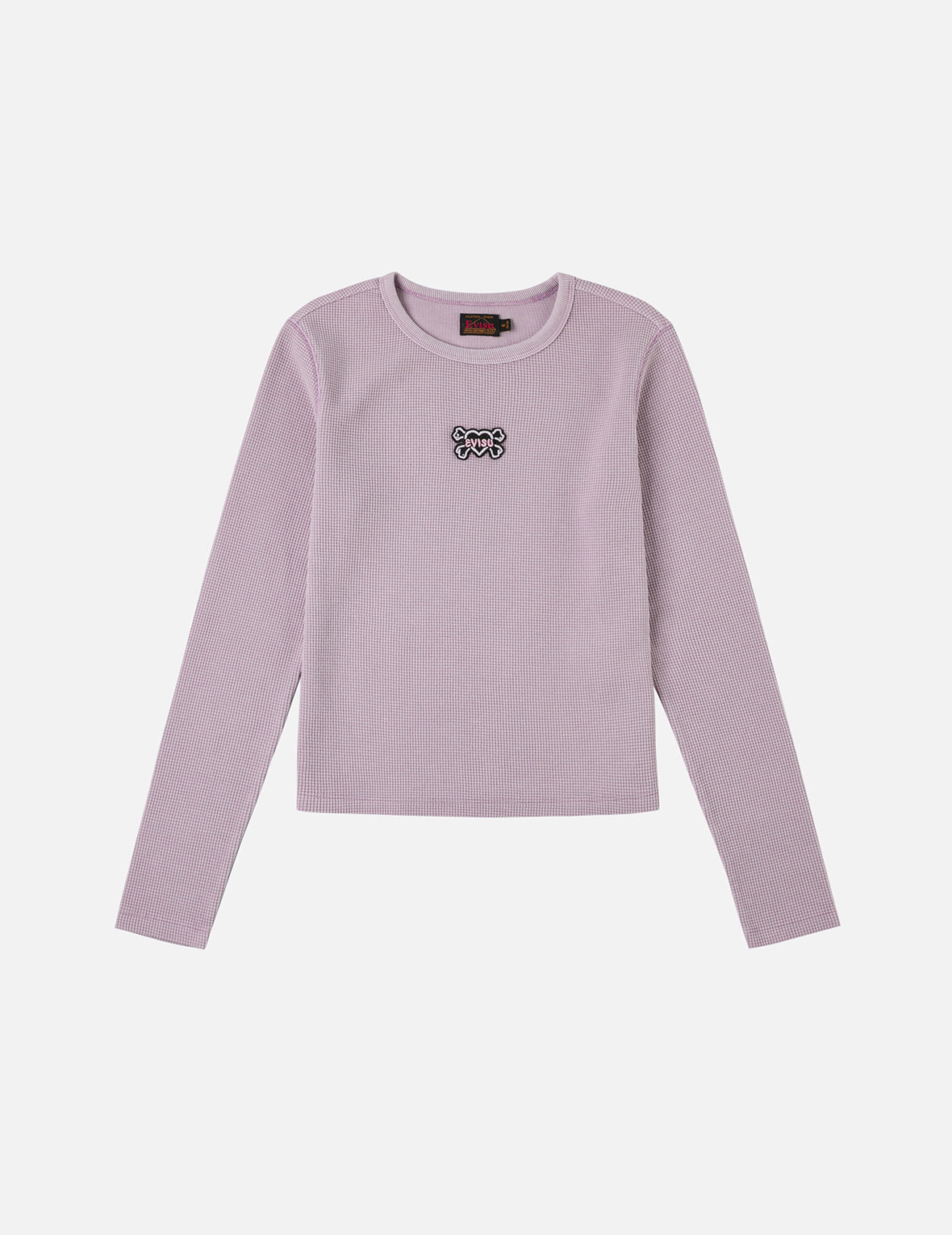 Heart-shaped Skull EVISU Patch Embroidery Fashion Fit Long-sleeve Top
