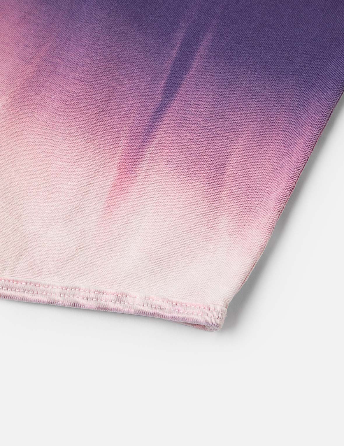 Logo Print and Gradient Tie-dye Regular Fit 2-in-1 Long-sleeve Top
