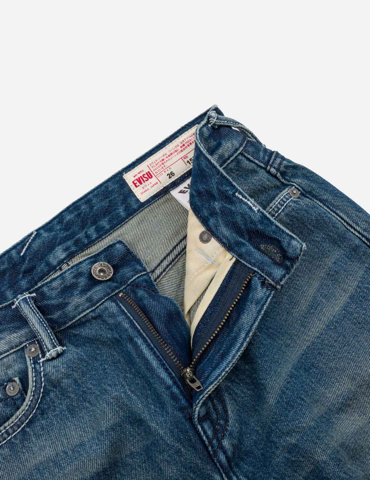 Sky Blue Seagull Classic Relaxed Fit Jeans