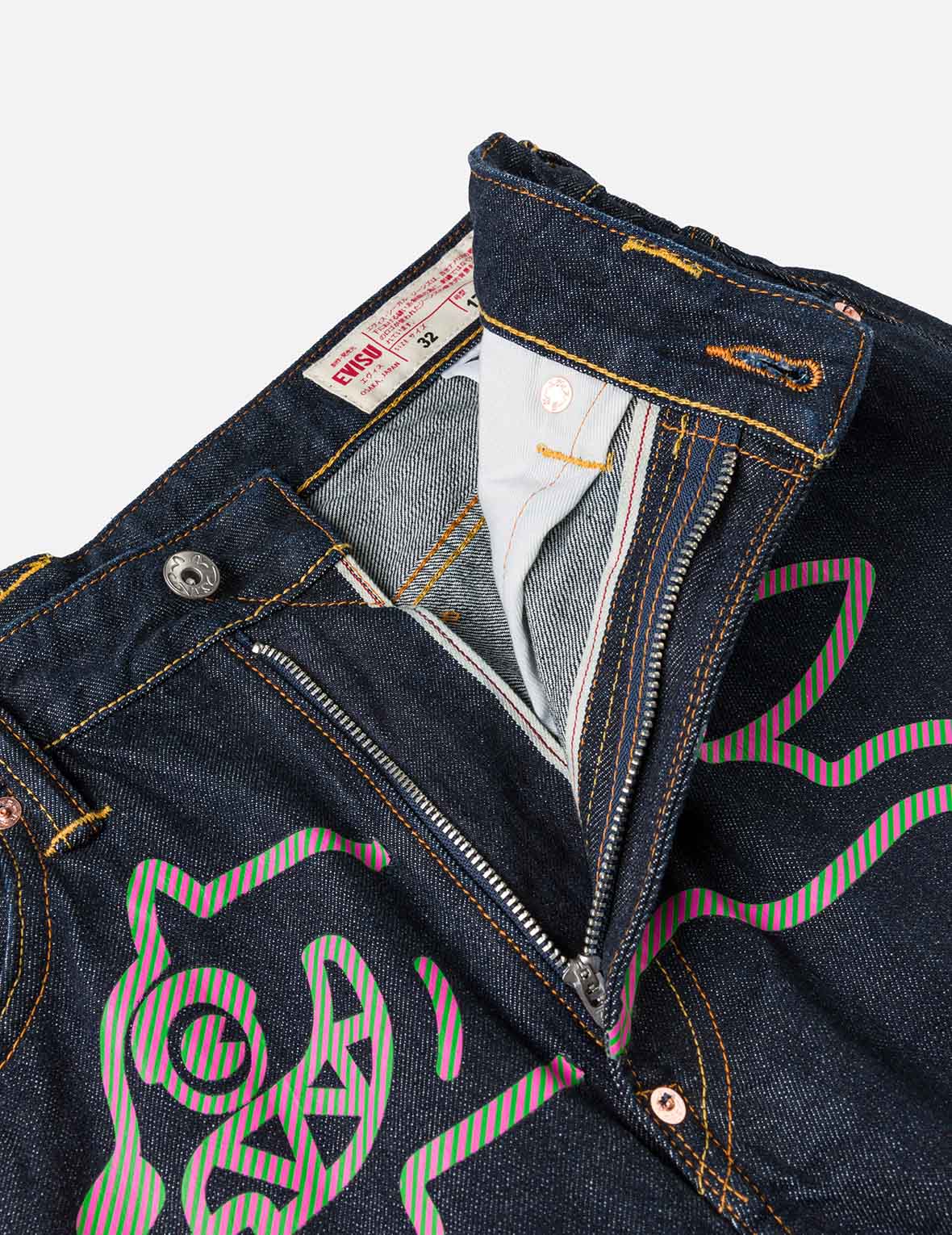 EVISU X ICECREAM Daicock Jeans