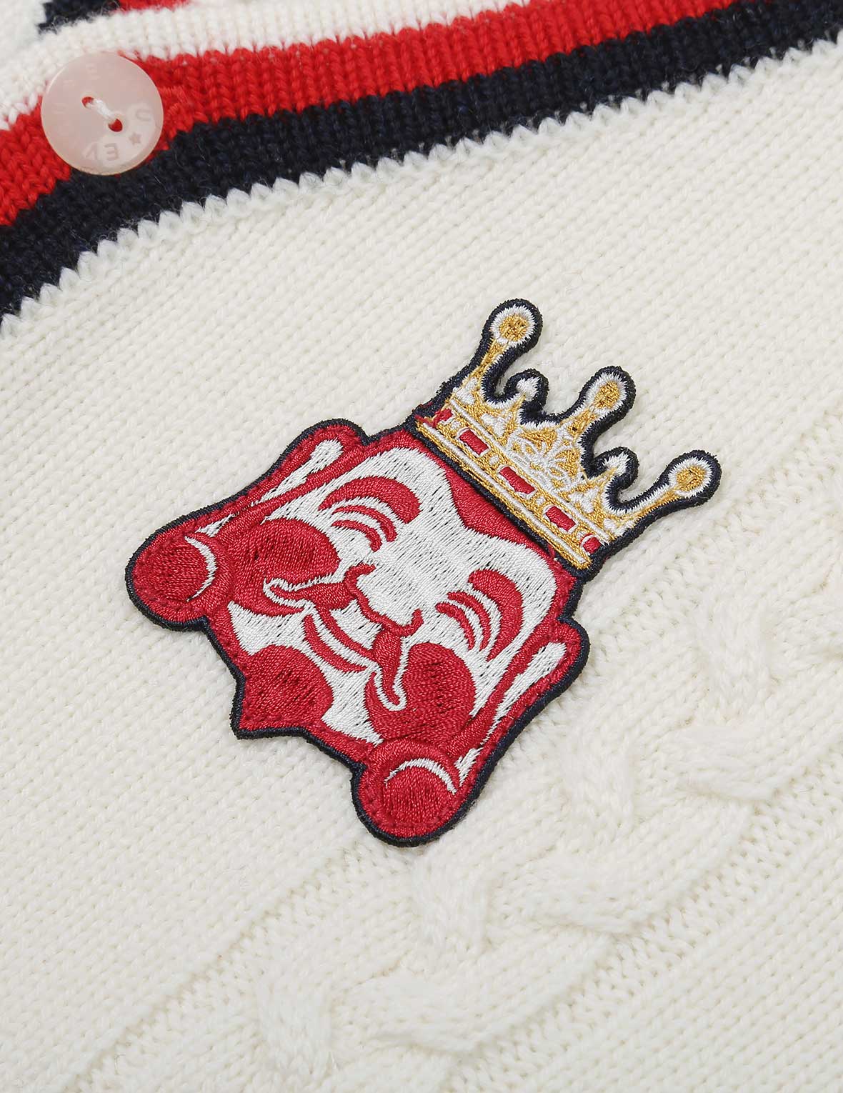 King Godhead Badge Knitted Cardigan