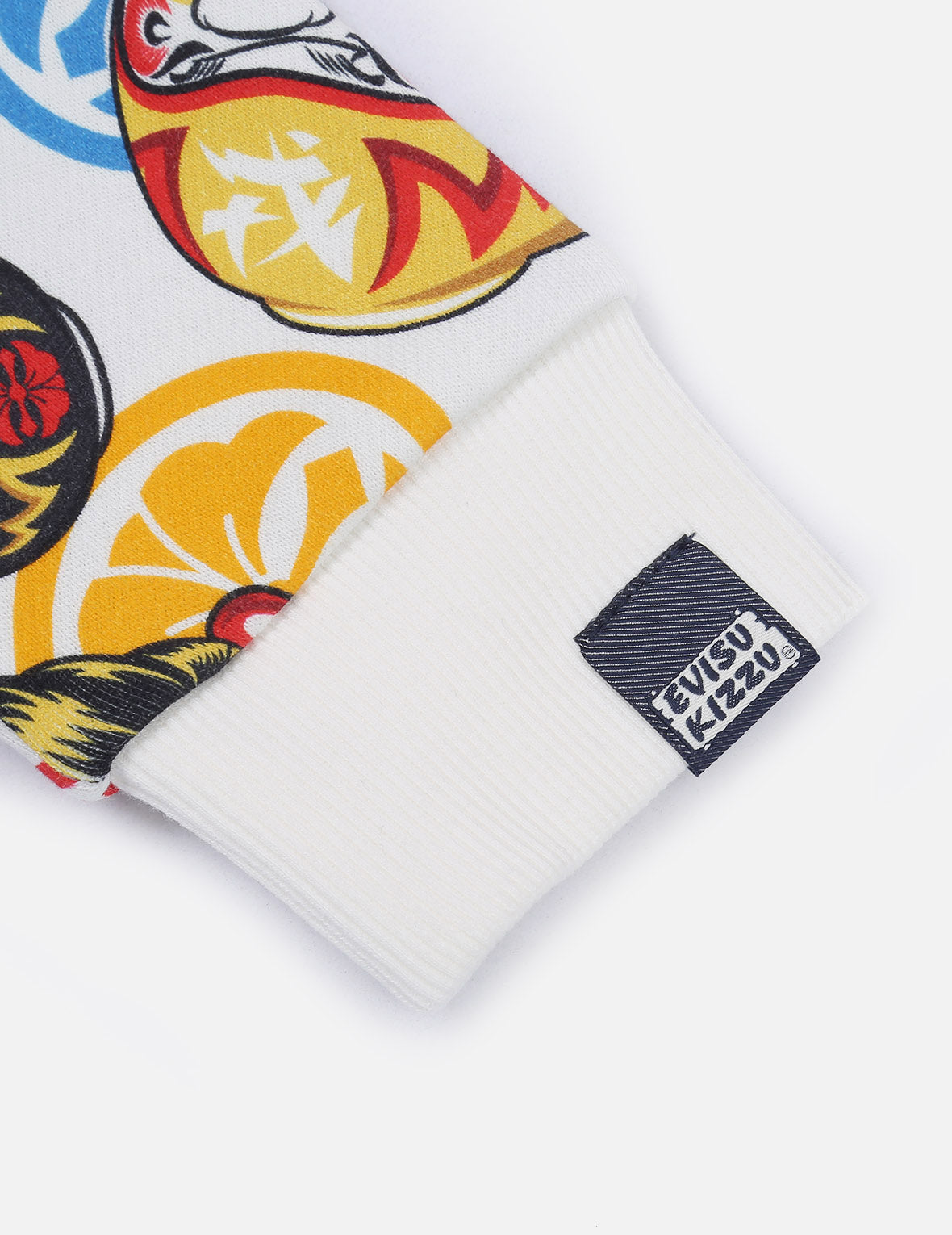 Allover Pompadour Daruma Print Hooded Sweatshirt
