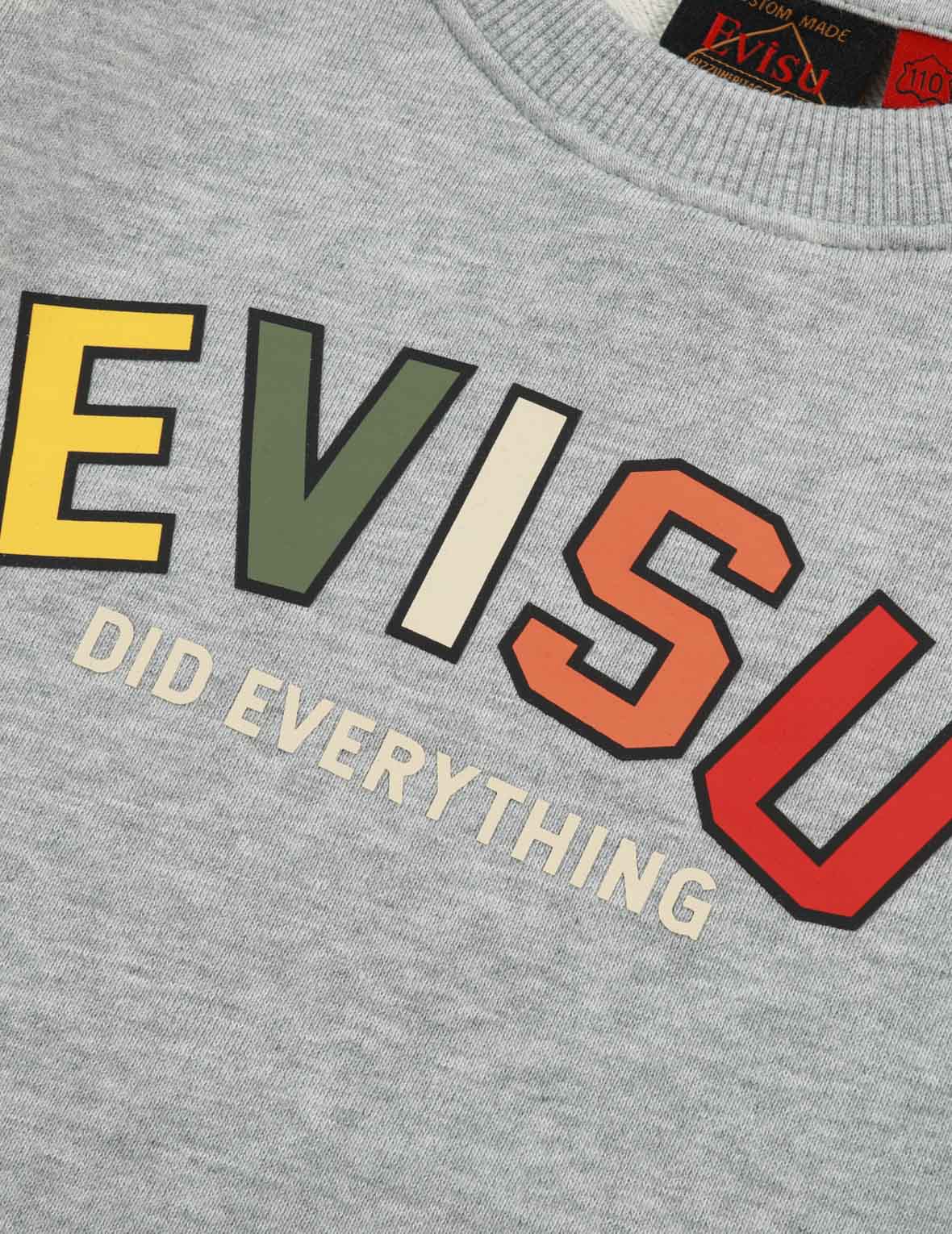 Logo and Godhead Print 2-in-1 Sweatshirt