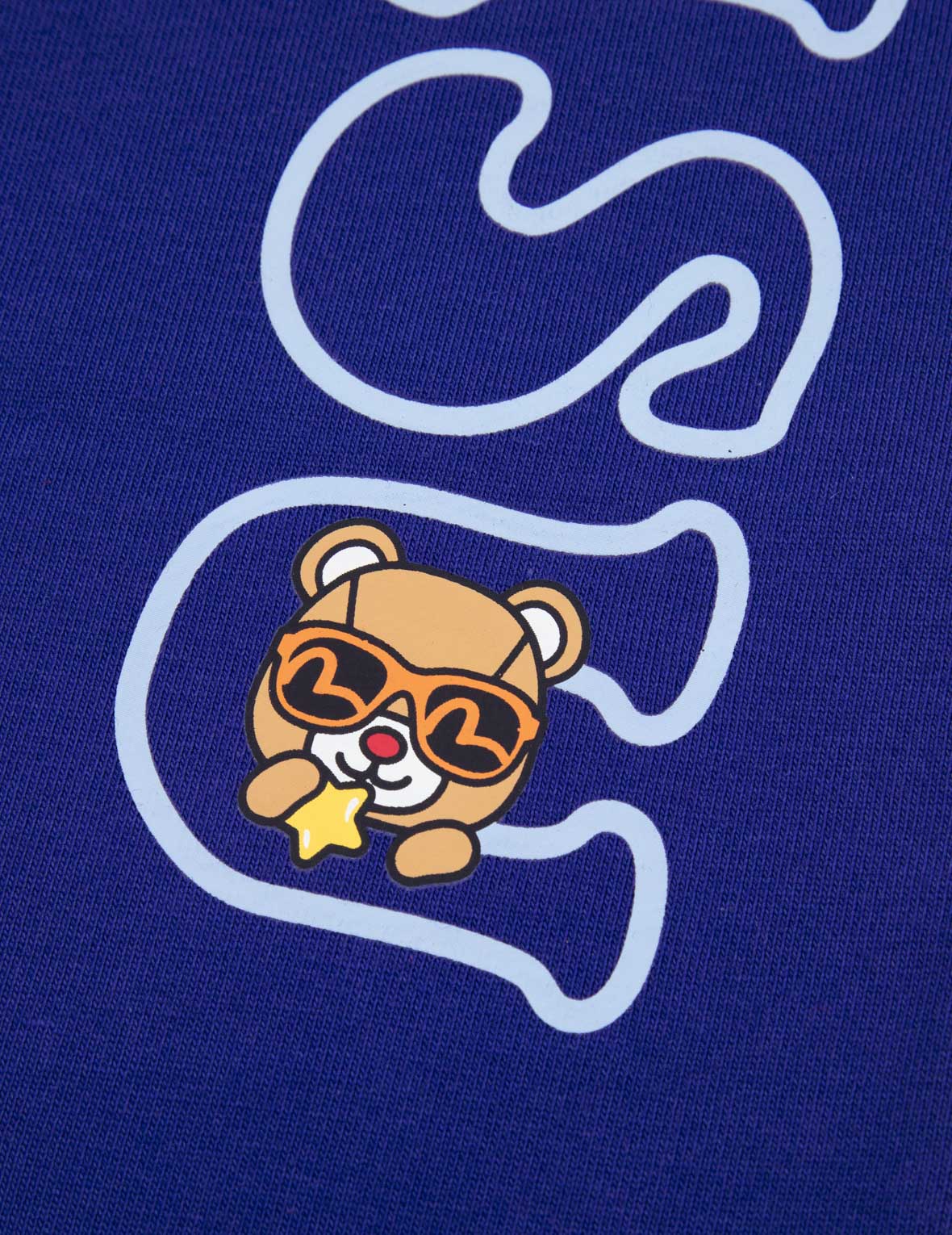Logo and Bear Print Regular Fit Sweatpants