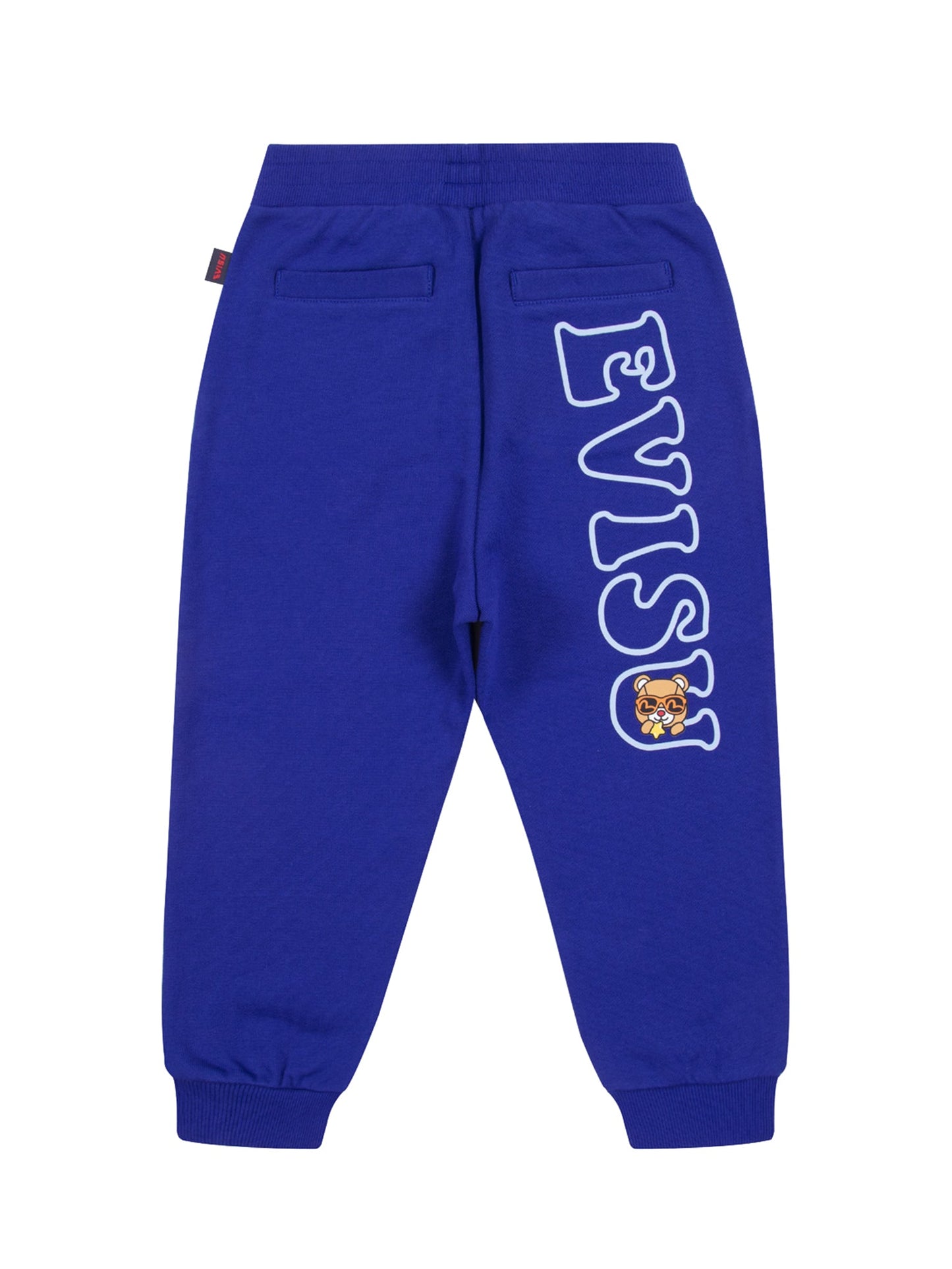 Logo and Bear Print Regular Fit Sweatpants