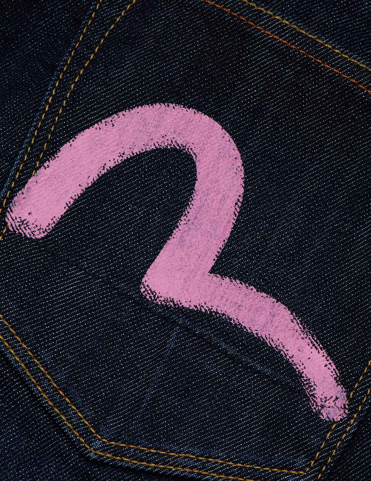 Seagull Pocket Taper Fit Jeans #2017