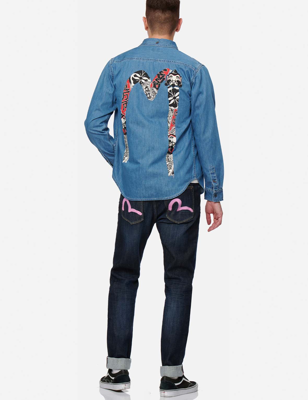 Seagull Pocket Taper Fit Jeans #2017