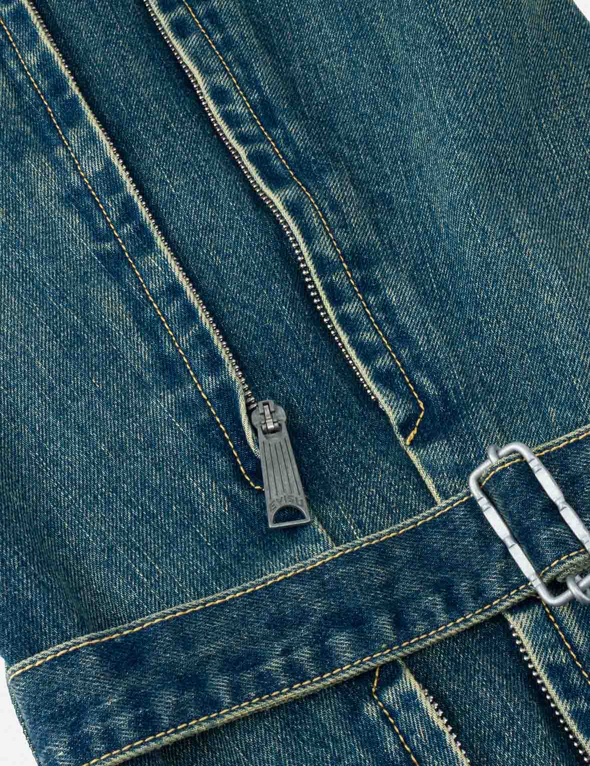 Washed Bondage Jeans