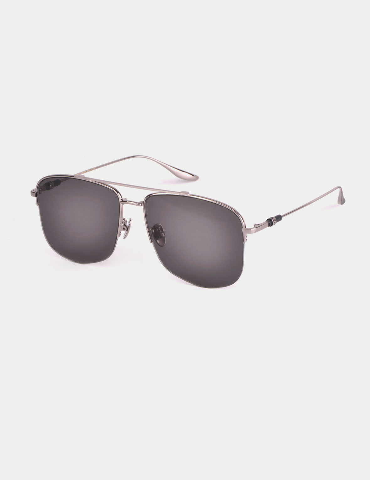 Double Bridge Metal Aviator Sunglasses