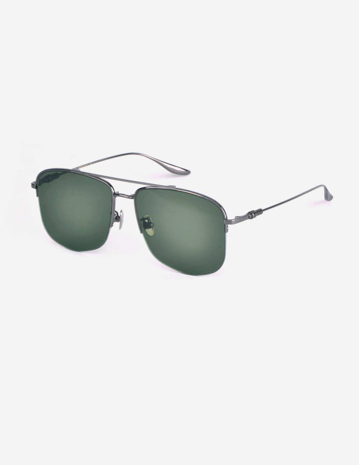 Double Bridge Metal Aviator Sunglasses
