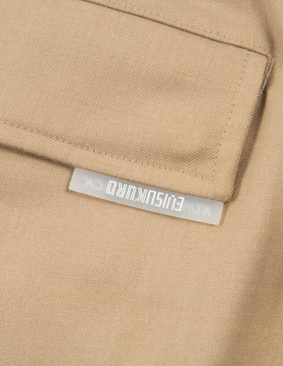 Logo Patch Wide Leg Cargo Pants