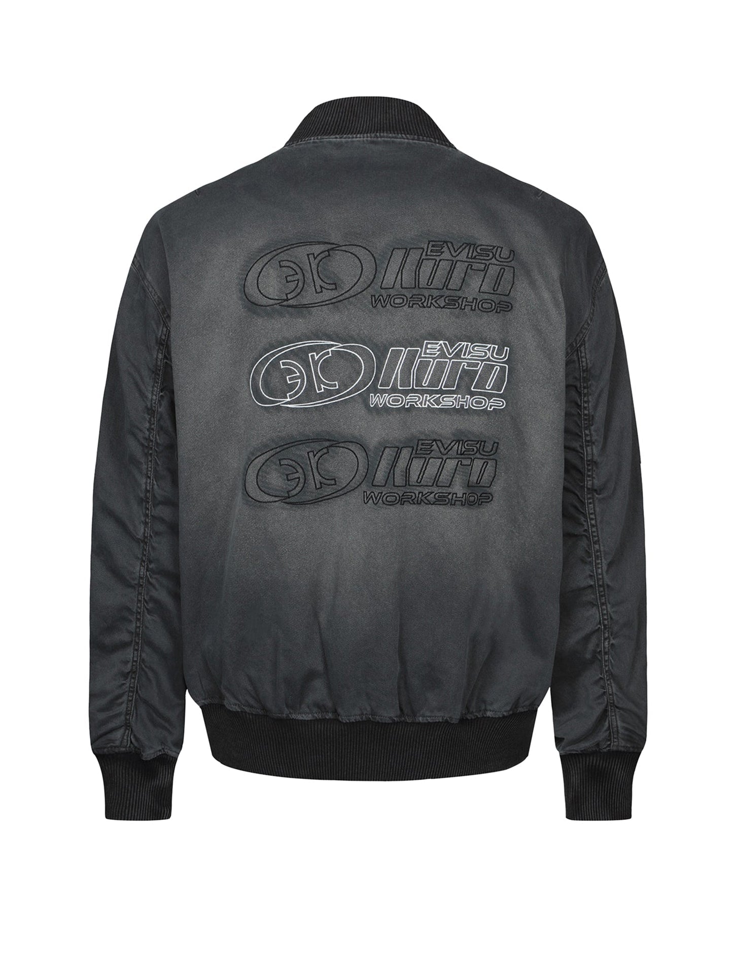 Multiple Logo Embroideries MA-1 Bomber Jacket