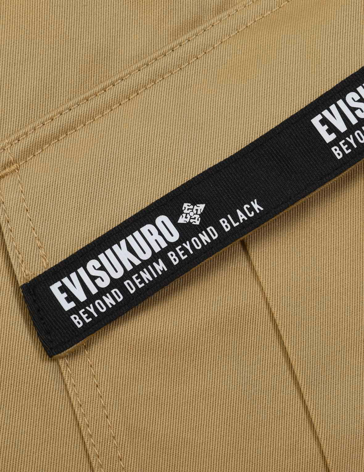 Logo Tape Patching Cargo Shorts