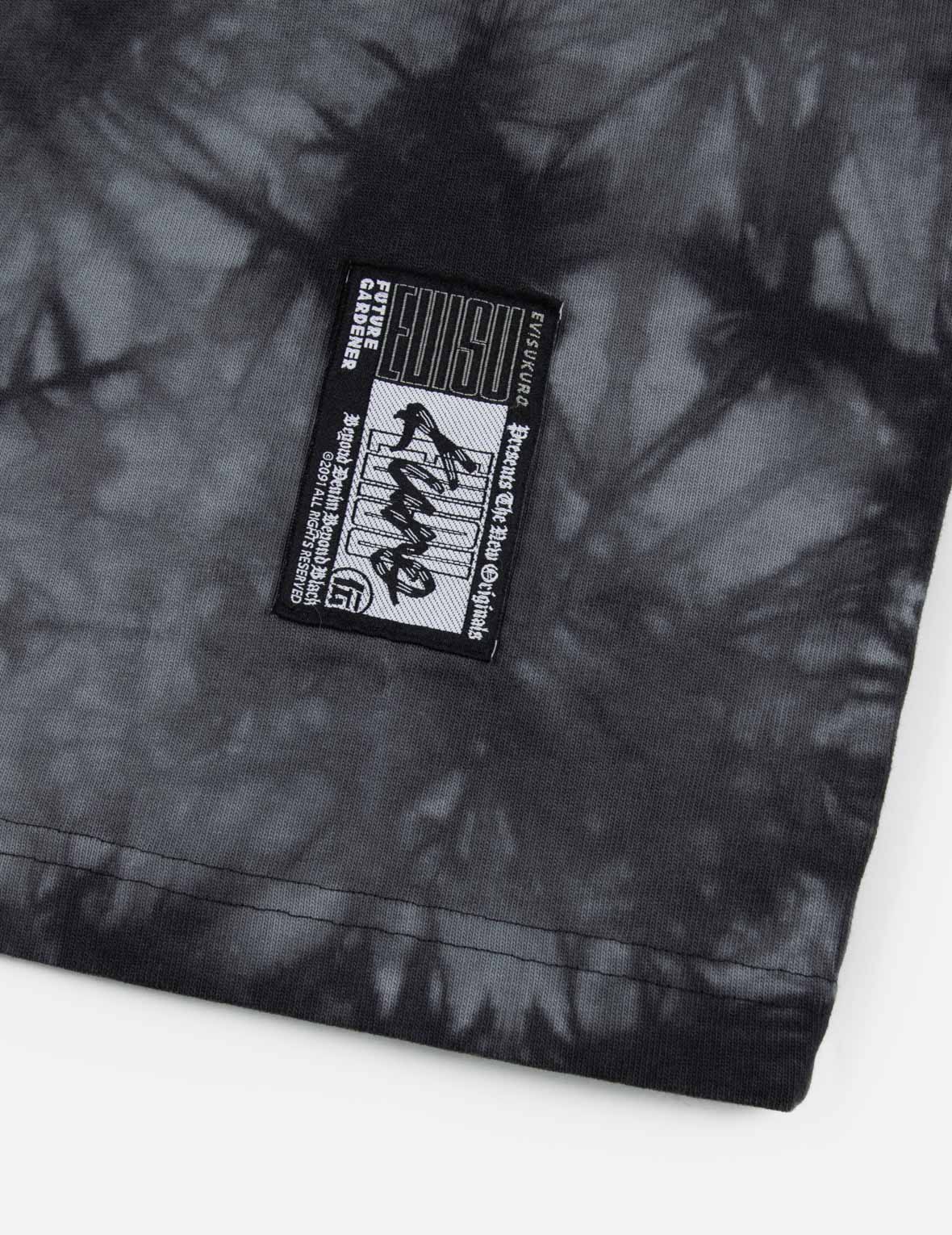 Tie-Dye with Seagull Embroidery Loose Fit T-Shirt