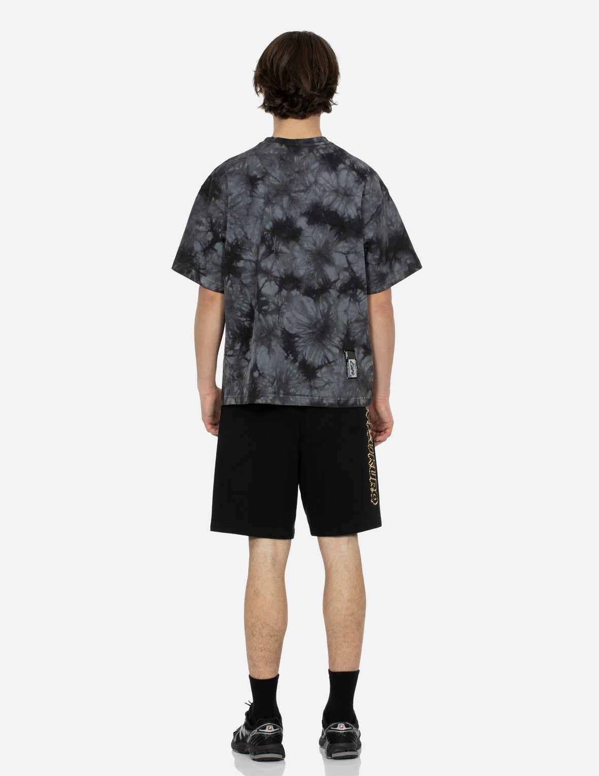 Tie-Dye with Seagull Embroidery Loose Fit T-Shirt