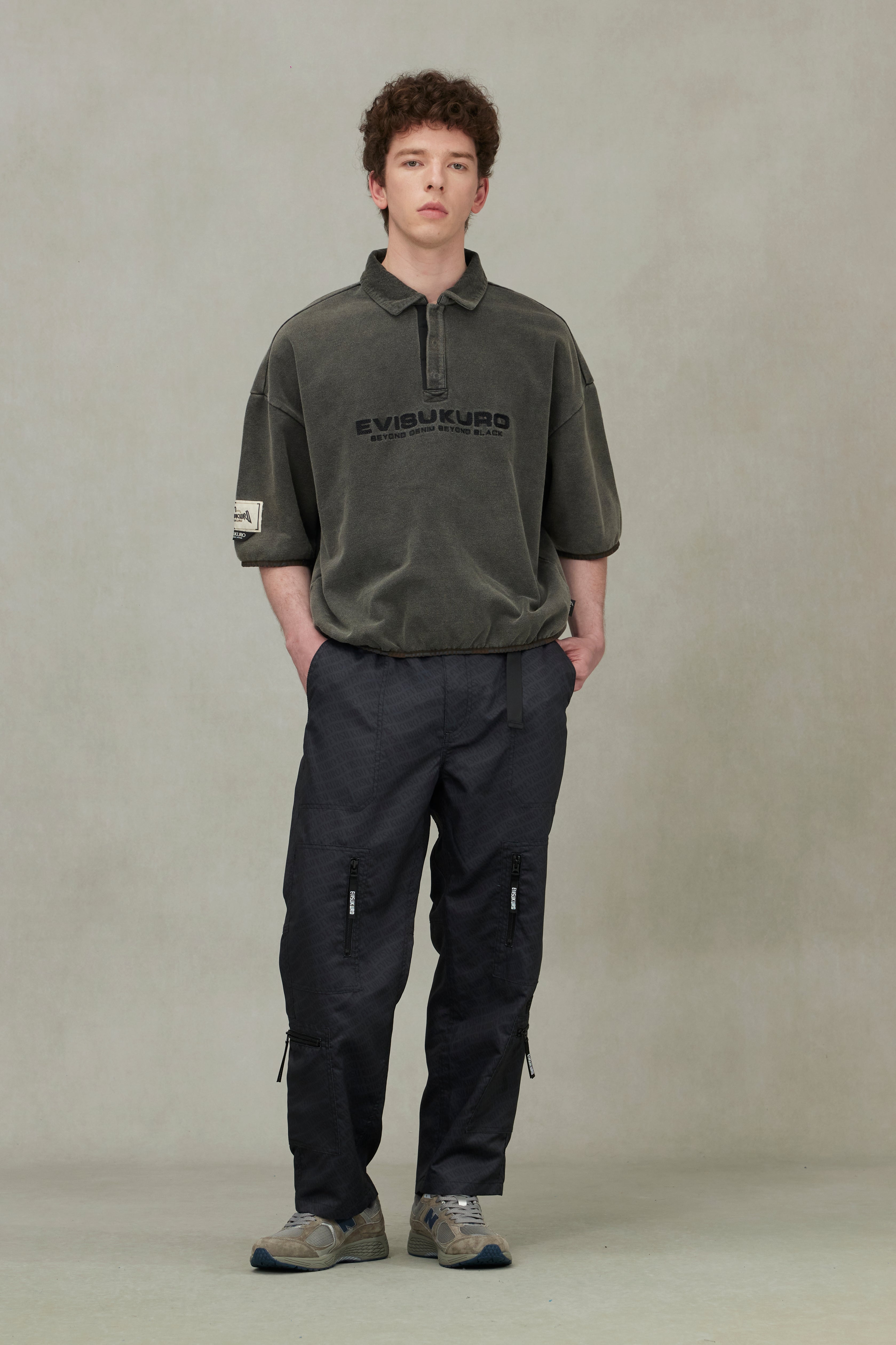 Logo Embroidery Relax Fit Polo Shirt