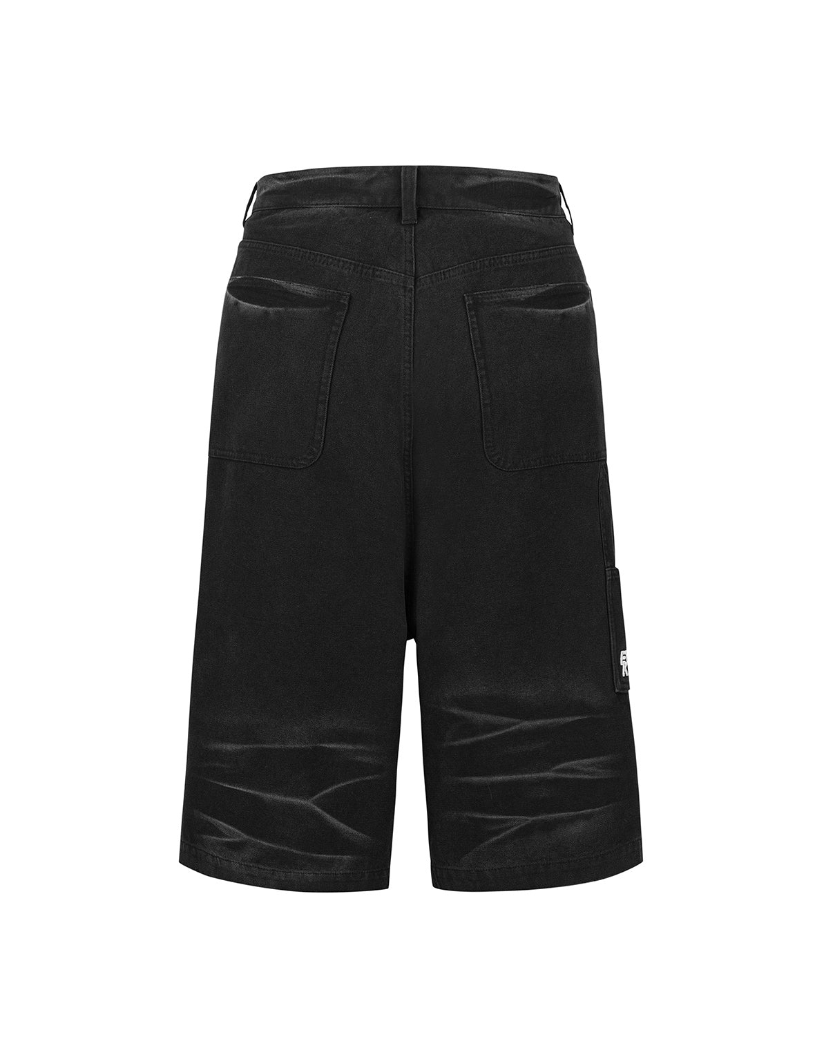 Pigment Dyed Heavy Washed Fashion Fit Skateboard Shorts