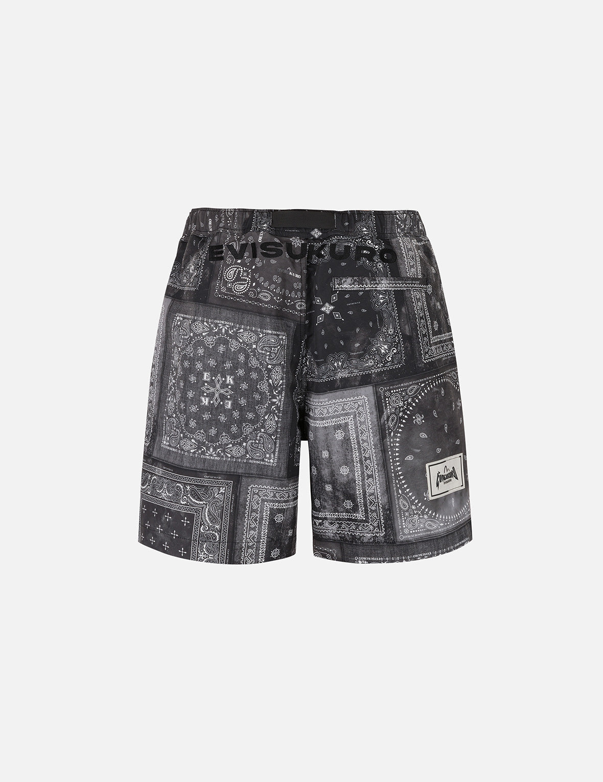 Allover Paisley Print Relax Fit Cargo Shorts