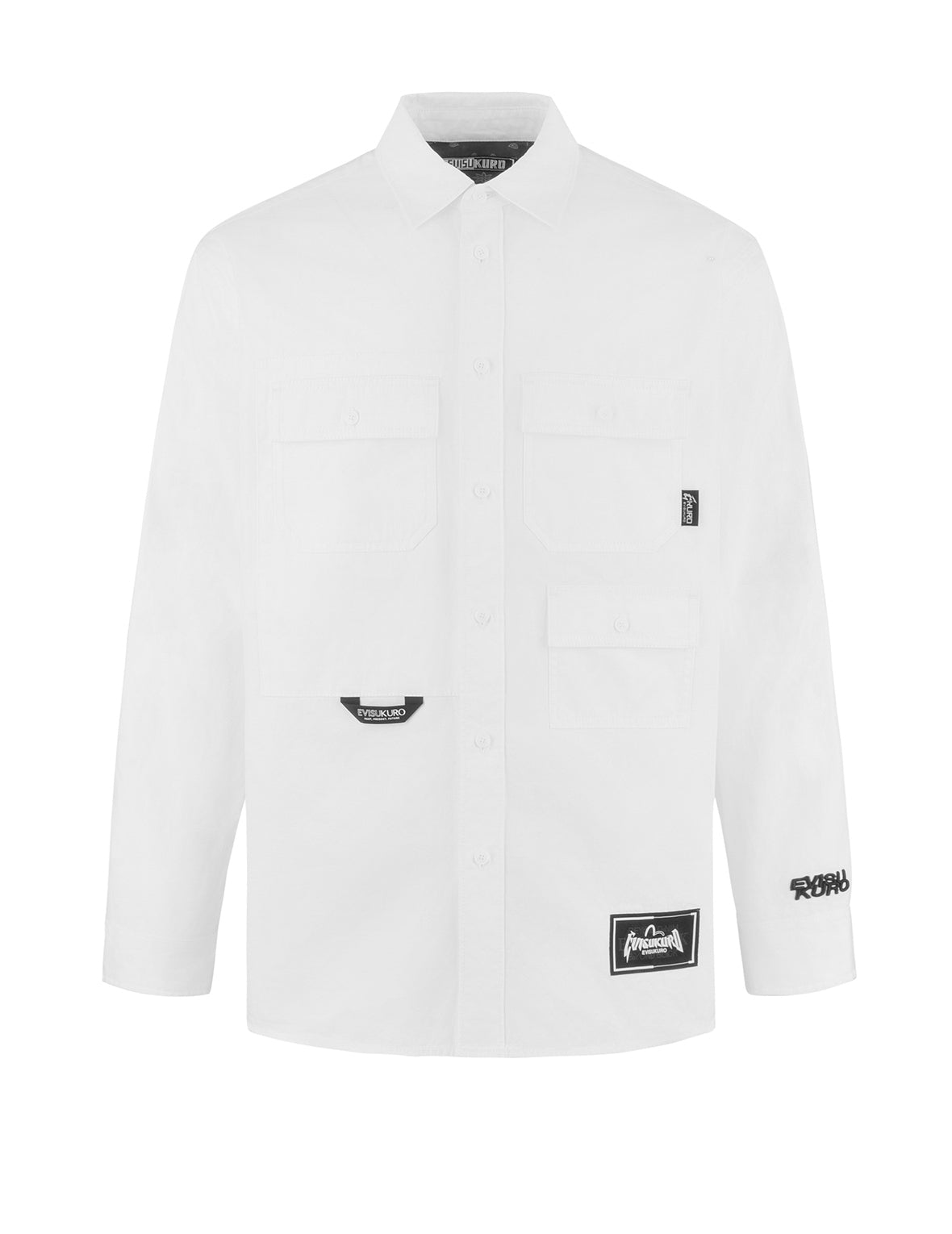 Multi-pockets Relax Fit Long Sleeves Shirt