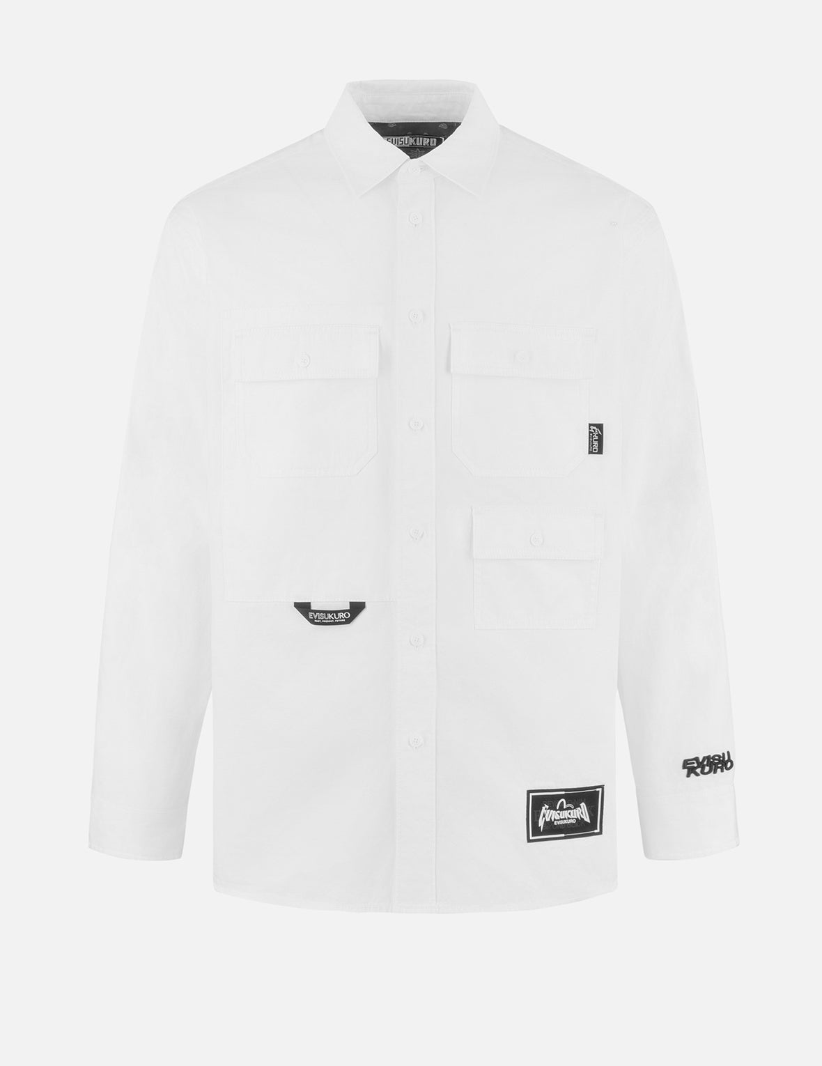 Multi-pockets Relax Fit Long Sleeves Shirt