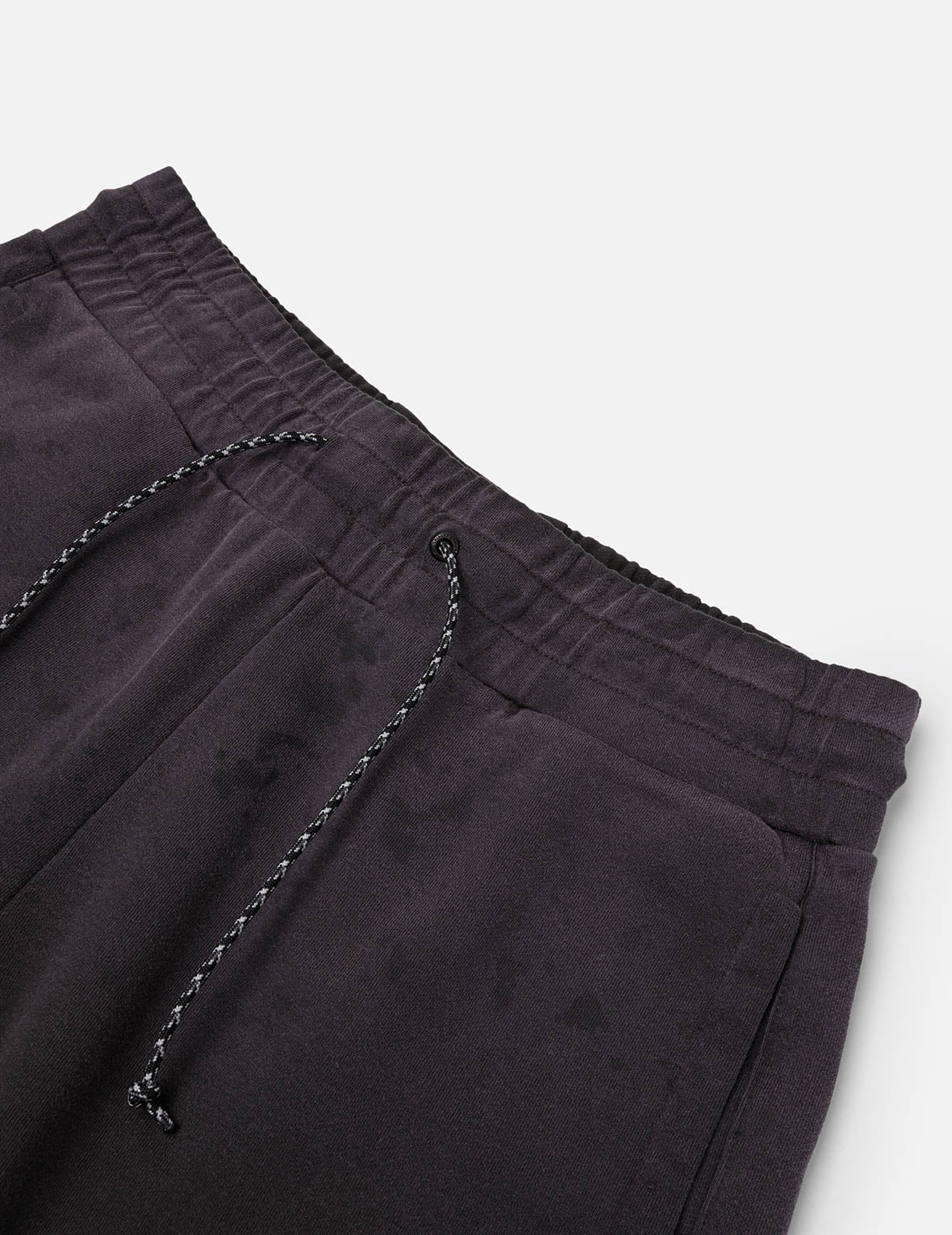 Seagull and Logo Embroidery Relax Fit Rock-Washed Sweatshorts