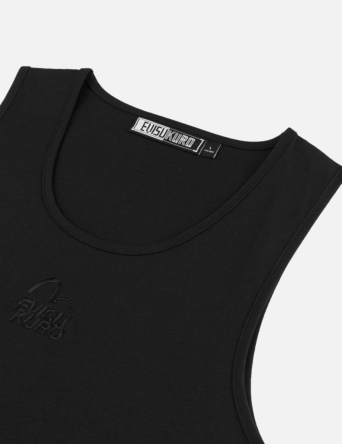 Logo and Seagull Embroidery Relax Fit Tank Top