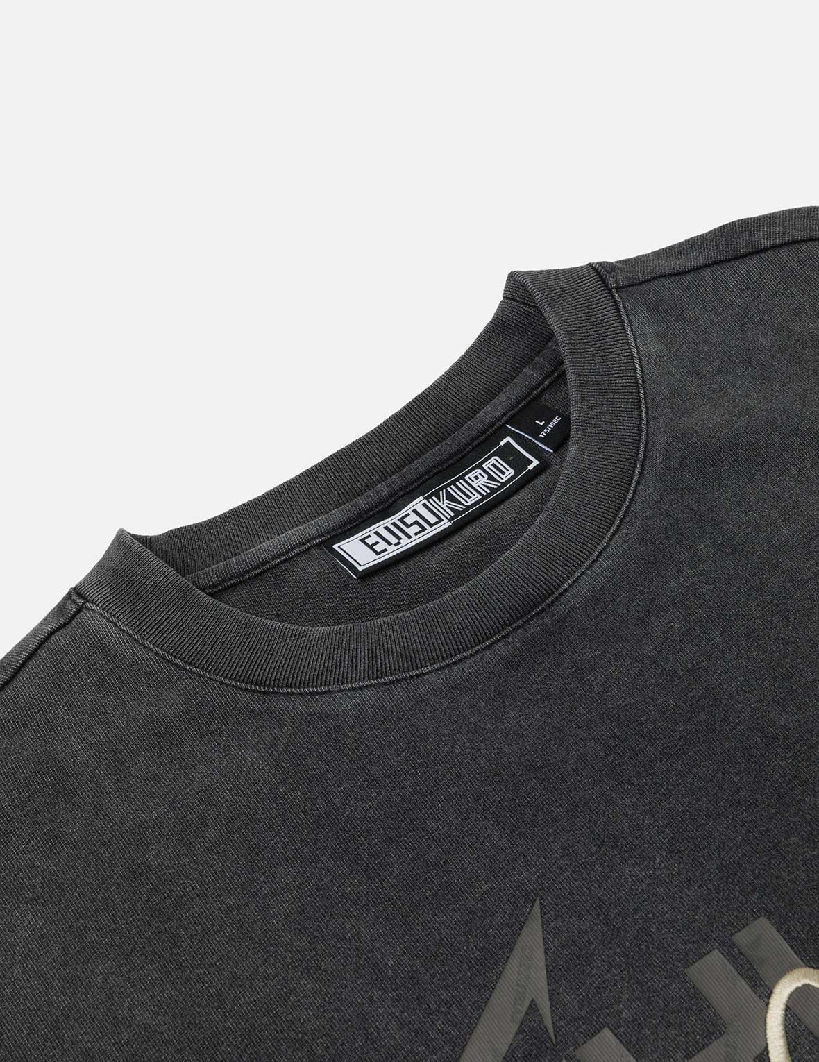 Heavy Washed Regular Fit 2-in-1 Long-Sleeve T-Shirt