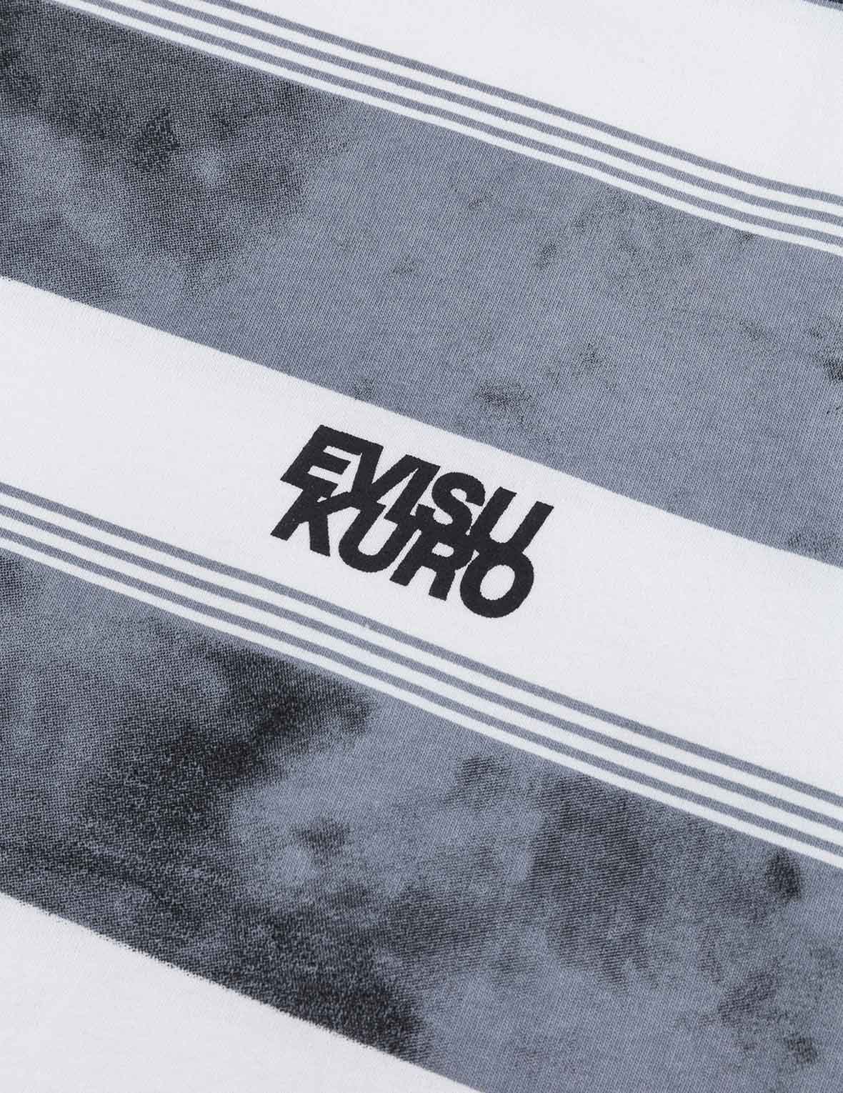 Washed Tie-Dye Stripe Loose Fit T-shirt